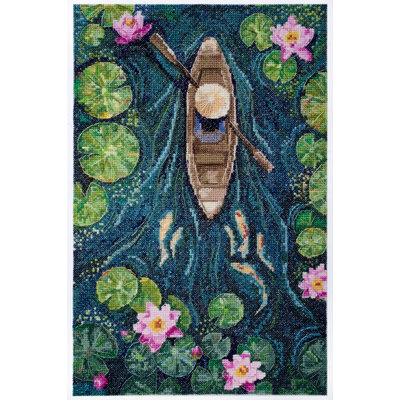 Cross-stitch kit - One in a canoe AH-170