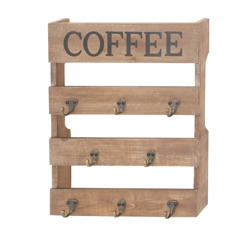 Hassen Wall 8 - Hook Wall Mounted Coat Rack