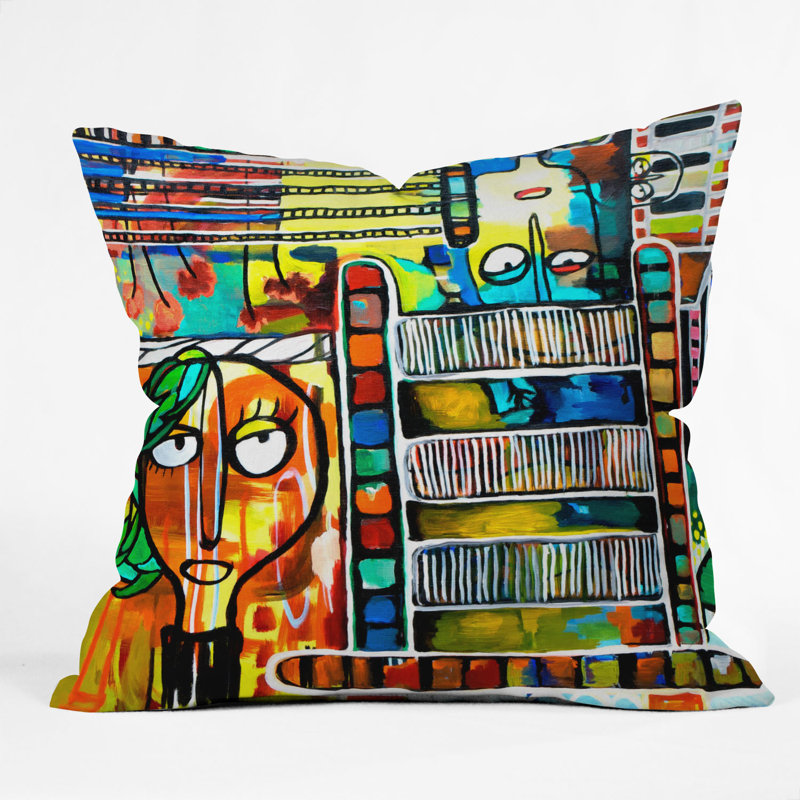 Musical Chairs Throw Pillow, 20" x 20"