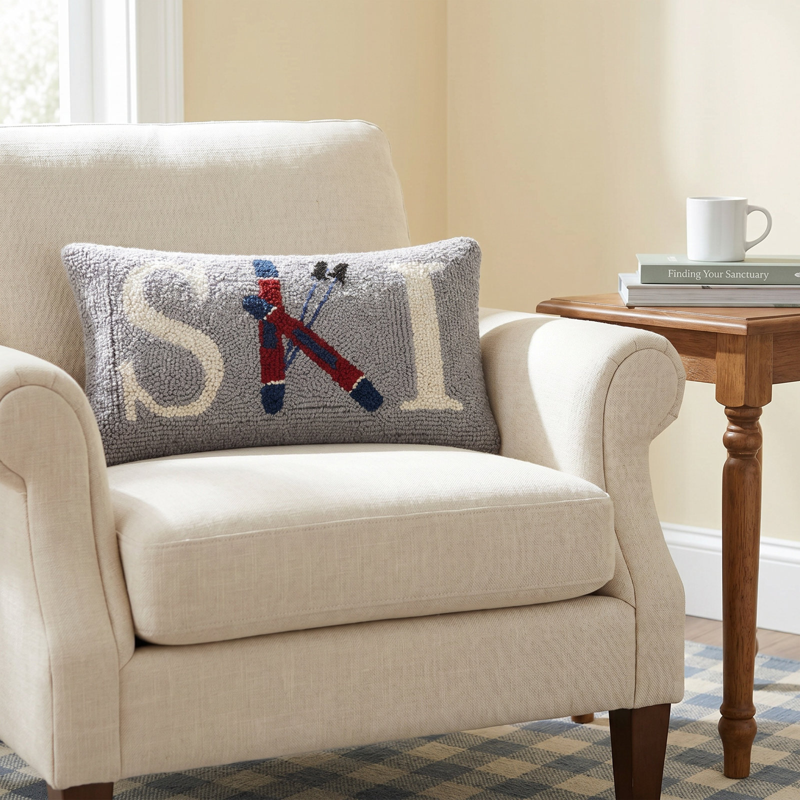 16" x 9" Wool Pillow Cover