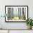 View of a Pine Tree Forest - Picture Frame Painting Print-55605011-55605006
