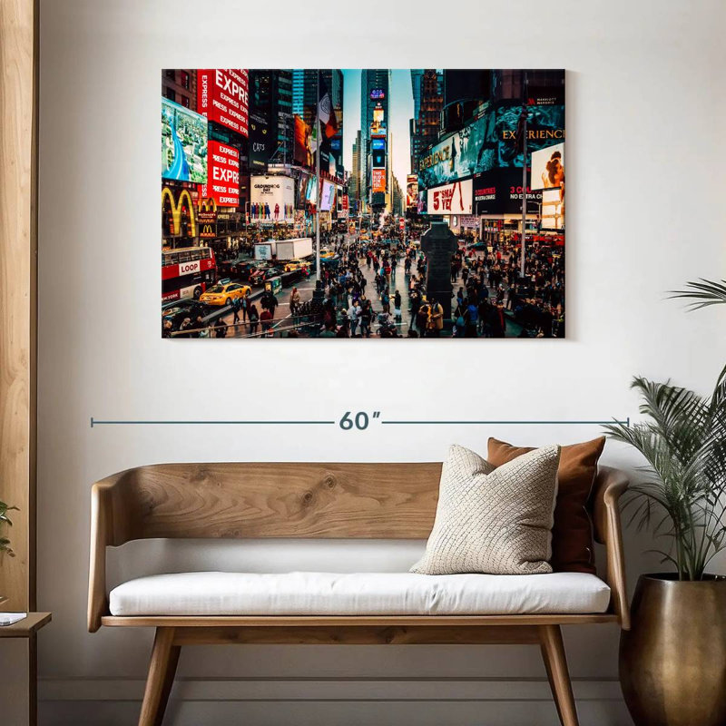 Ravi Iconic Times Square, 30" H x 45" W