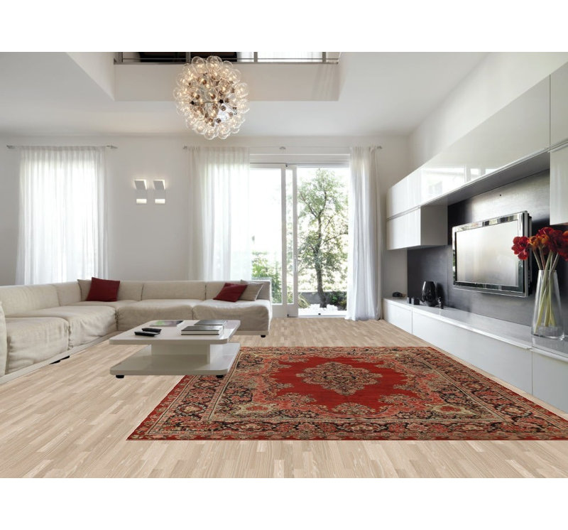 Tapis traditionnel rétro 11 x 14