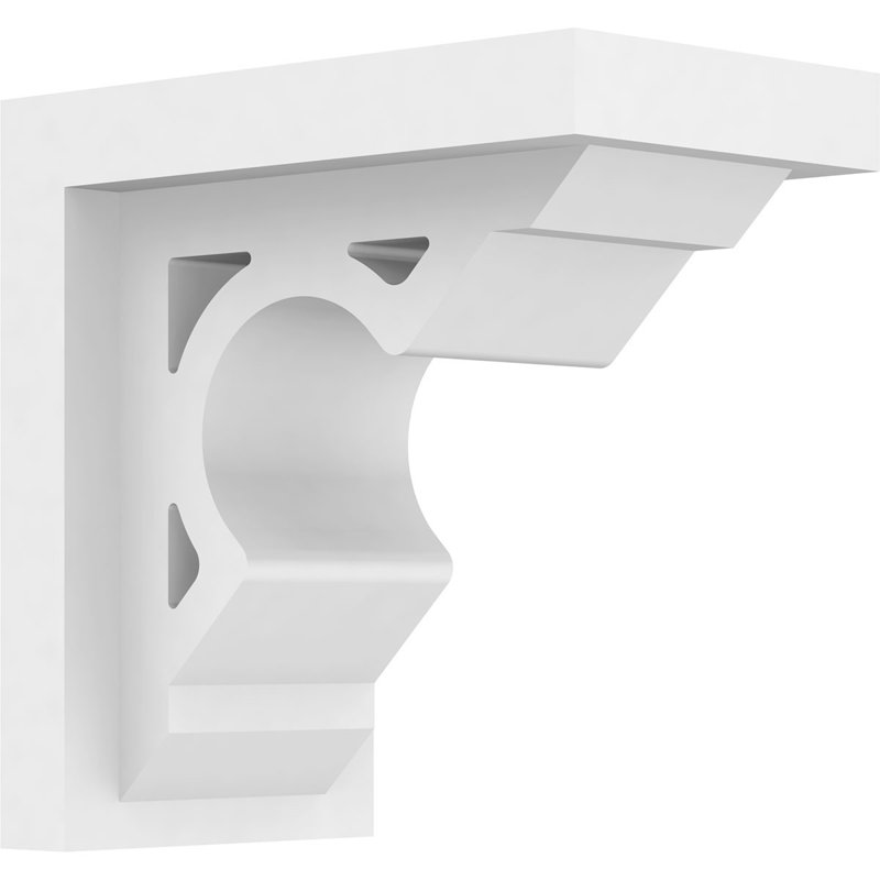 Standard Sheridan Signature Urethane Bracket, Primed Tan, 5" H x 3" W x 5" D
