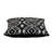Parkland Collection Habib Transitional Black Throw Pillow