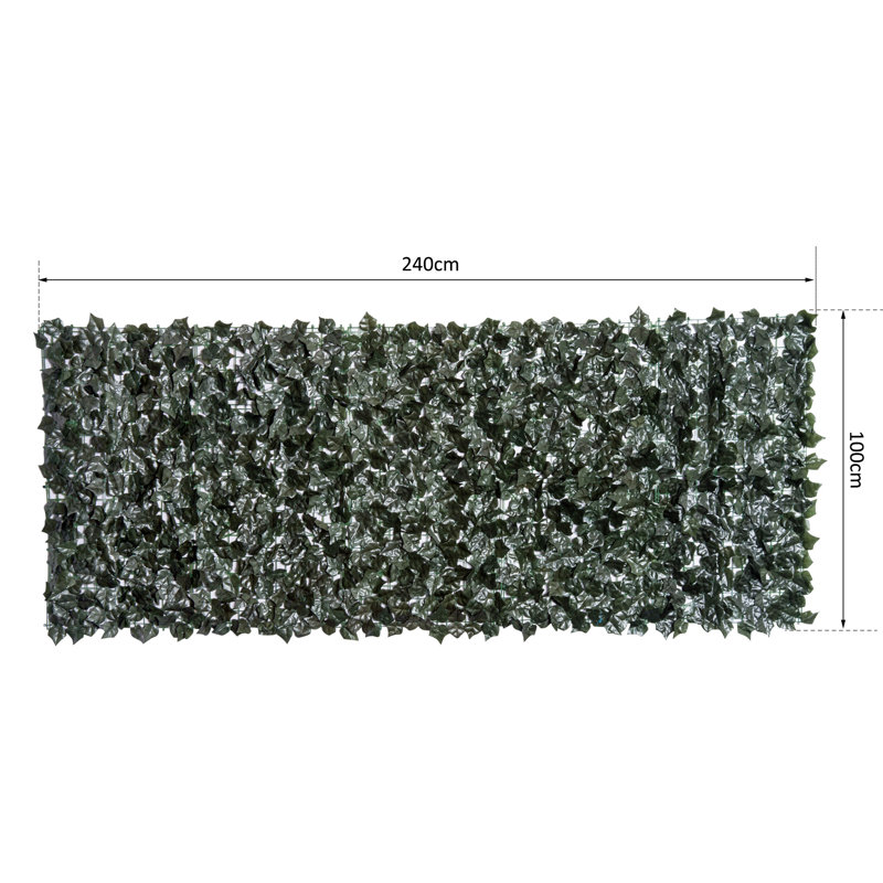 100cm Faux Ivy Hedge