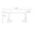 Brown Oval Solid Wood Dining Table-388975981
