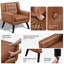 Button Tufted Accent Chair