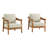 Acacia Wood Outdoor Armchair