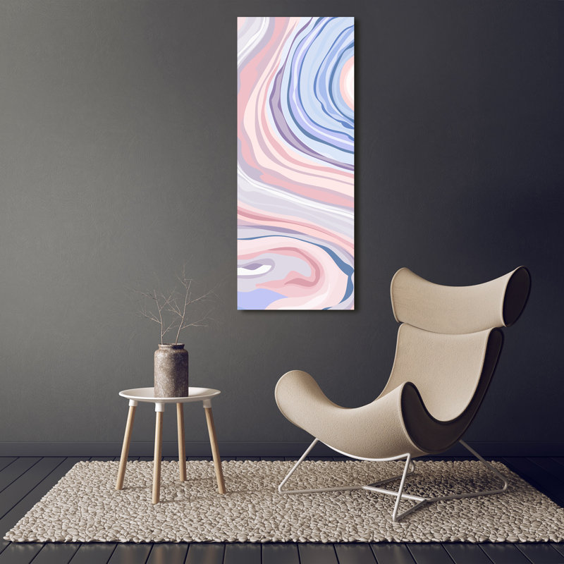 Waves Abstraction - Wrapped Canvas Print