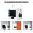 5000W 240V Garage Heater, Wall/Ceiling Mount with Remote & Thermostat