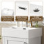 Meuble-lavabo moderne 20,3 po avec lavabo en céramique-260215127