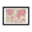 «Blush World Map», impression sur toile-72228932-72228933-72228936