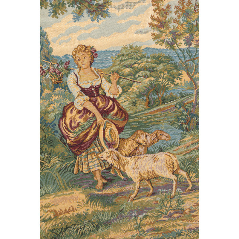 Italian Loom Woven Cotton Blend Wall Hanging