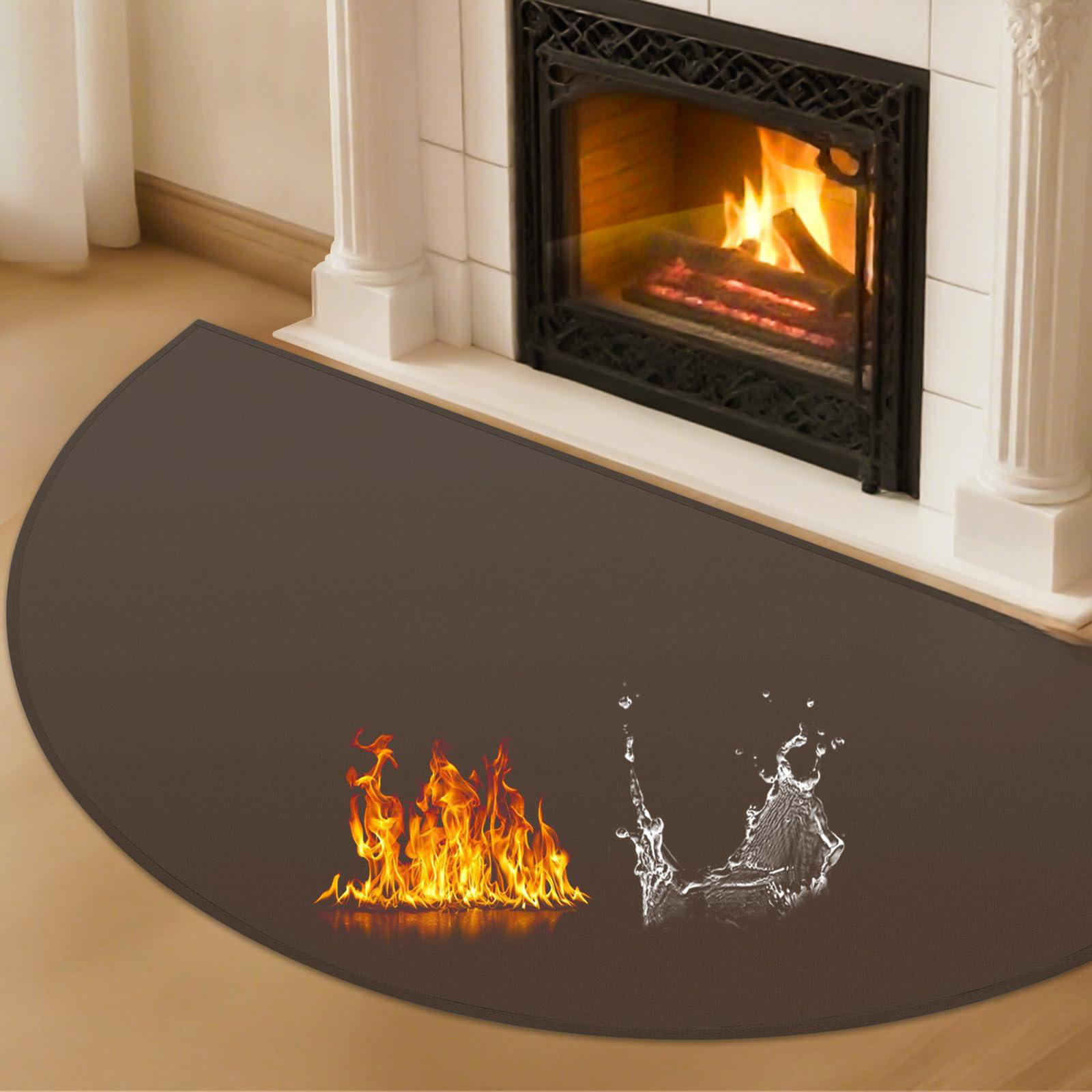 Symple Stuff Hearth Rugs For Fireplaces Fire Resistant, 42 X 24 Inch