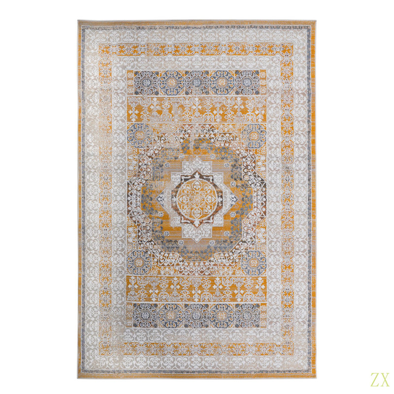 Collection 2X3 /Medallion Non-Shedding Living Room Bedroom Dining Home Office Stylish And Stain Resistant Area Rug