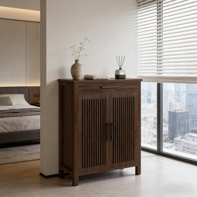 Armoire de rangement autoportante, armoire à chaussures, range-chaussures