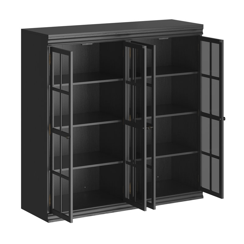Buffet 47,2 po avec 4 portes en verre