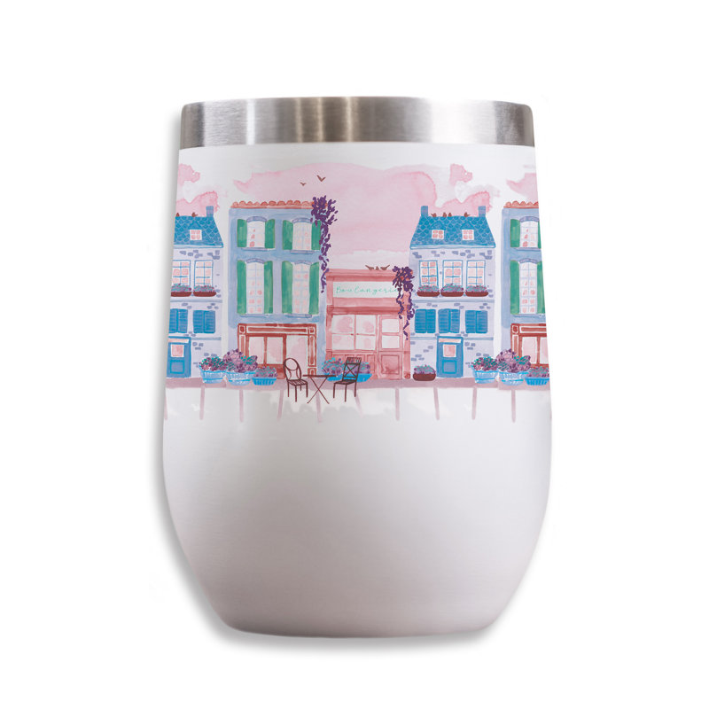 Aquarelle française 11 oz. Verre à vin