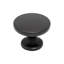 Poignée anneau Utopia Alley Emme - Boutons décoratifs pour armoires et tiroirs - Quincaillerie d'armoire rétro avec fini noir mat - Boutons de tiroir en métal 1,14 po (ensemble de 25)