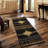 Black Area Rug With Style, 7'10" X 10'3", Polypropylene, Stain , For Home Bars Carpet, 7 Ft. 10 In. 3 In., Black, Playrooms-934193605