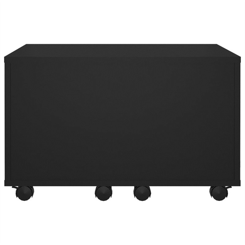 Coffee Table Black 60X60x38 Cm Engineered Wood