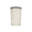 Wicker Round Laundry Hamper Basket with Lining-102478559-135728353