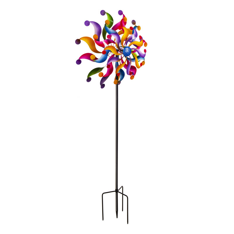 Lashad Metal Abstract Garden Stake