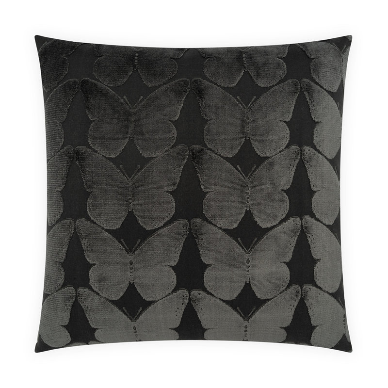 Coussin décoratif Flutterby, Ivory, Square 22"
