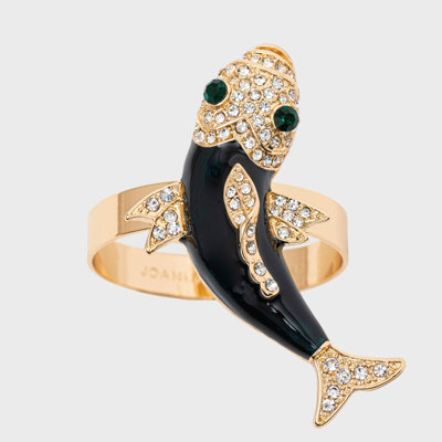 Enamel Koi Napkin Rings