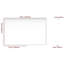 Miroir de salle de bain rectangulaire surdimensionné