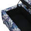 Repose-pieds de luxe avec tissu à motif floral