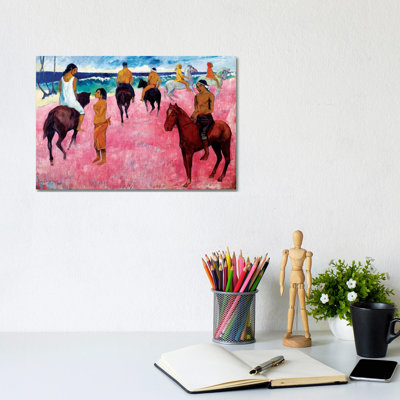 Riders on the Beach, 1902 by Paul Gauguin - 1 Piece Wrapped Canvas Wall Art