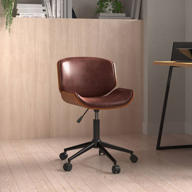 Adan Task Chair Etta Avenue Upholstery Color: Tan