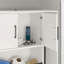 Armoire de rangement pour sports avec bois d'ingénierie durable et métal thermolaqué