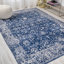 Tapis bleu marine Soleiman-1016710752
