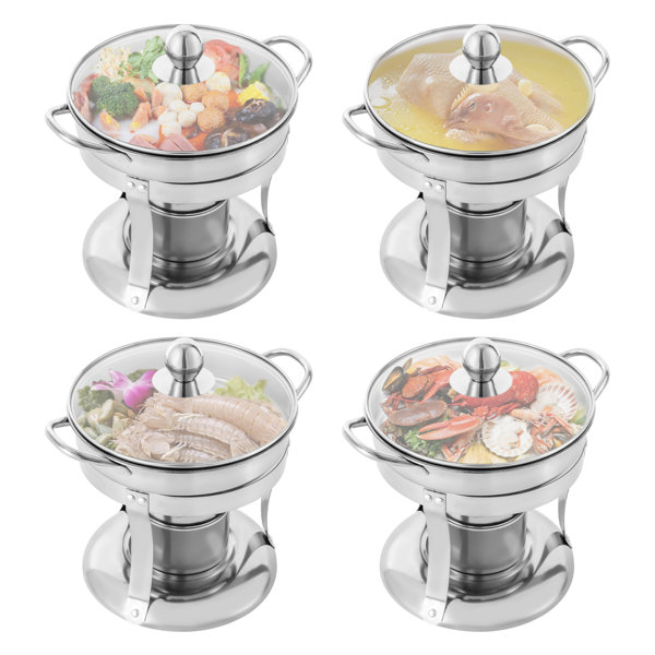 9.5QT Food Warmers for Parties Buffet,Stainless Steel Electric Chafing Dish  Buffet Set, Buffet Servers and Warmers for Birthday Party Thanks Giving