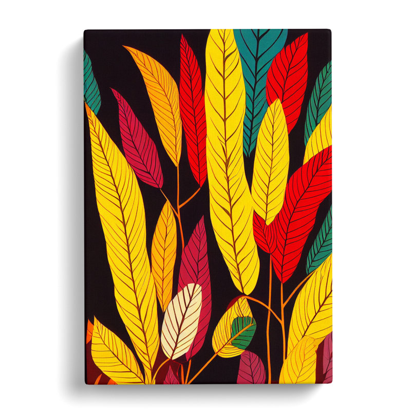 Autumn Forest Leaves Vol.2 - Wrapped Canvas Print, 60cm H x 40cm W x 3cm D