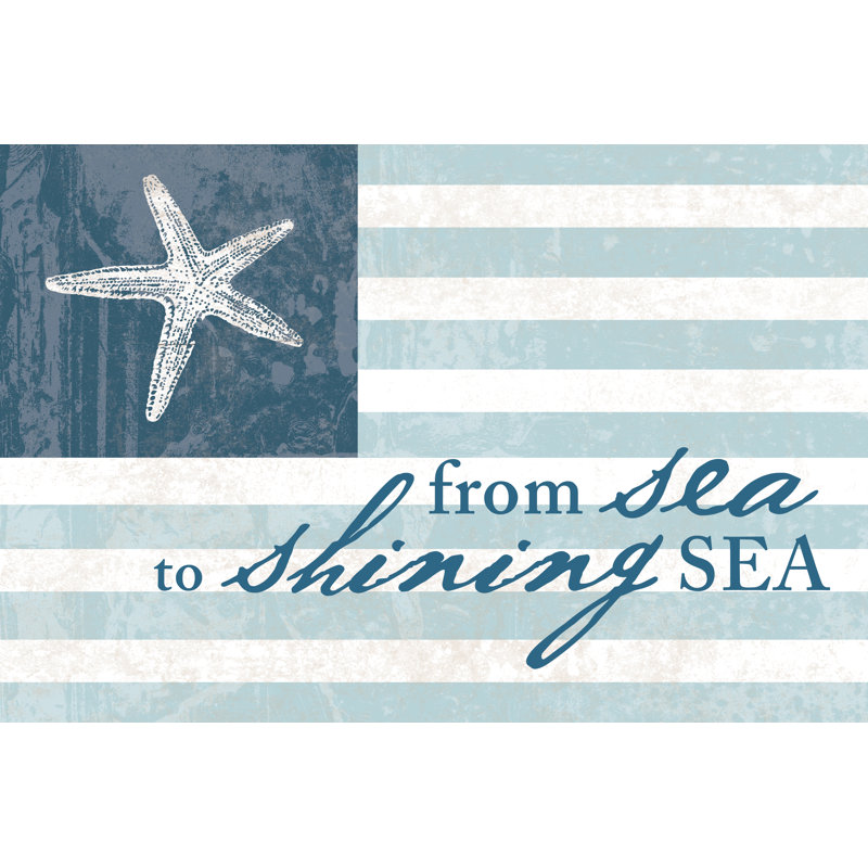 Sea To Shining Sea - Wrapped Canvas Art Prints, 30cm H x 46cm W x 3.8cm D