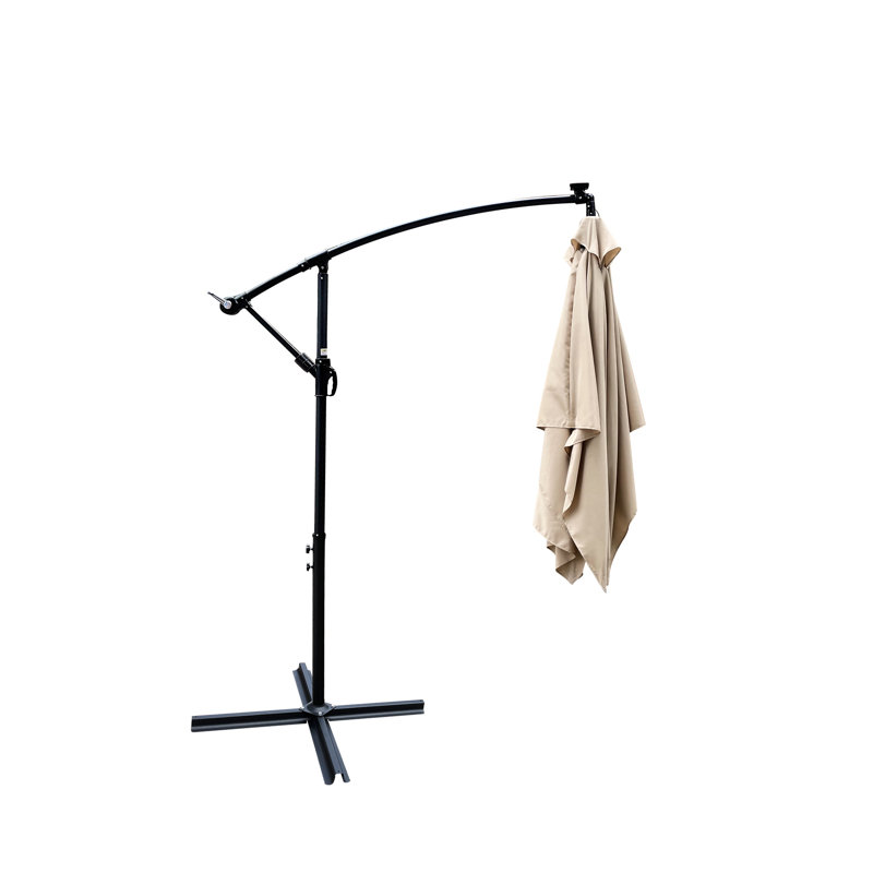 Parasol d'extérieur avec - 2 x 3 m rectangulaire, alimenté à l'énergie solaire, auvent 180 g, pour les lumières rectangulaires du jardin de la piscine,