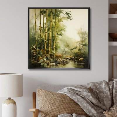 Vintage Bamboo Jungle - Bamboo Wall Art