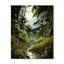 Horloge murale moderne Forest Whispering Woods Pastoral I-99632184