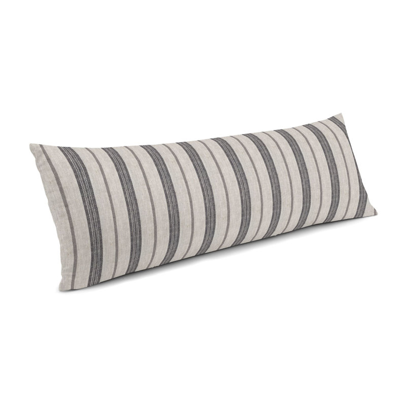 FarmToTable Striped Linen Throw Pillow, 14" x 36"