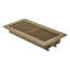 Paquet de 6 évents de plancher en fer pour grilles de ventilation CVC brun