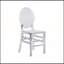 Ensemble de 2 chaises empilables en acrylique transparent de style fantôme, durables et élégantes pour diverses occasions-2011436484-2011436485-2011436489