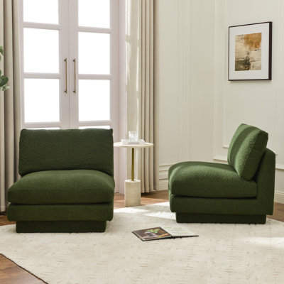 Fauteuil de chambre rembourré Woolf