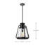 Luminaire suspendu conique à 1 lumière Iola-239980359-239980362