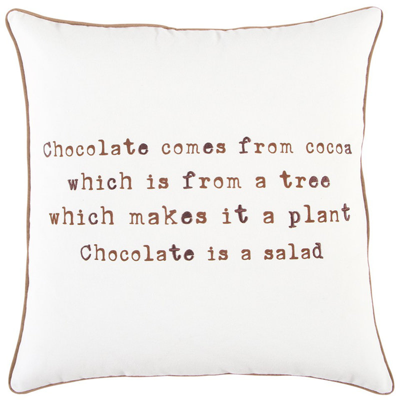 Coussin Brown and White