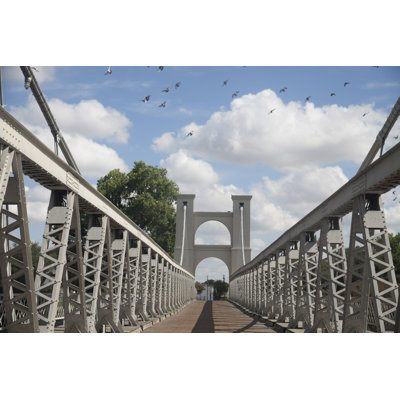 Debbac Waco Suspension Bridge par - Photographie de toile tendue