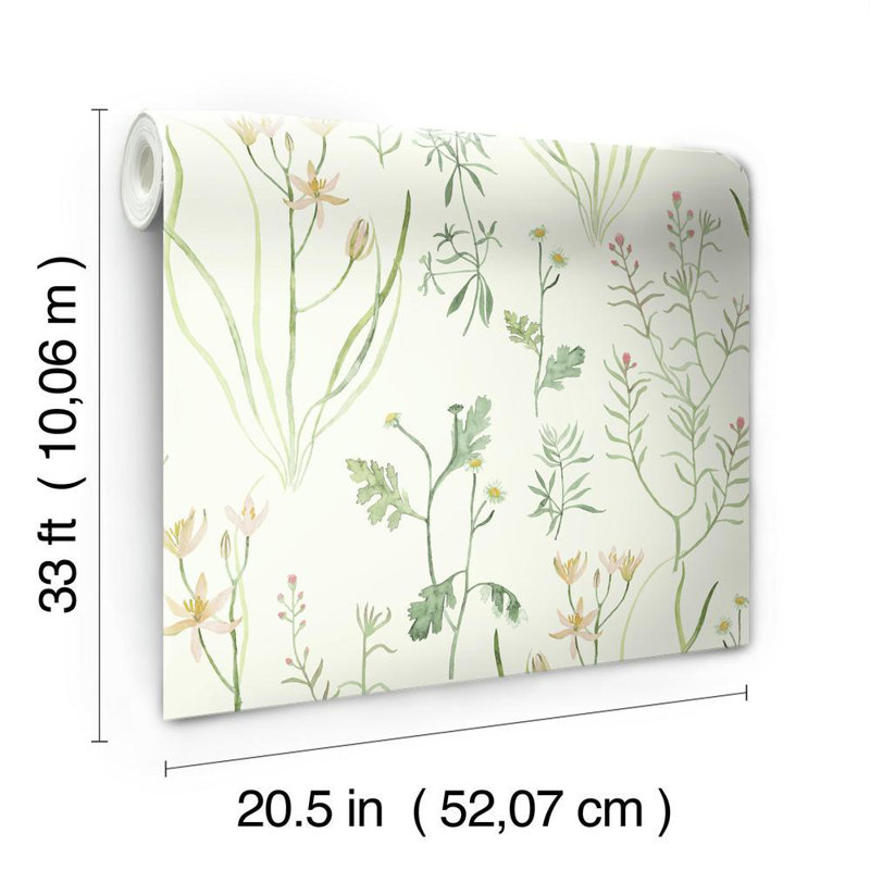 Floral Roll, Peach